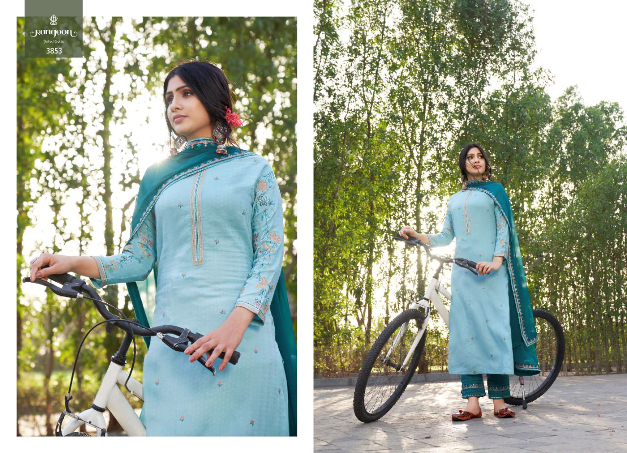 Rangoon Samantha Fancy Festive Wear Designer Heavy Silk Embroidered Suit Collection 